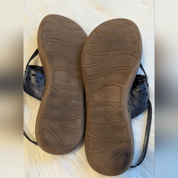 Comfort b.o.c slingback Navy blue women's sandals. - Picture 7 of 7